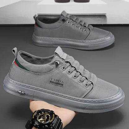 Zapatos informales verdes, zapatillas de deporte para hombre, zapatos de lona para exteriores para hombre, zapatos para caminar, calzado cómodo de diseñador para Hombre, Tenis para Hombres