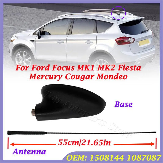 1087087 1508144   Antena de Radio para techo de coche, Base aérea, varilla de sellado de mástil de goma para Ford Focus MK1 MK2 Fiesta Mercury Cougar Mondeo