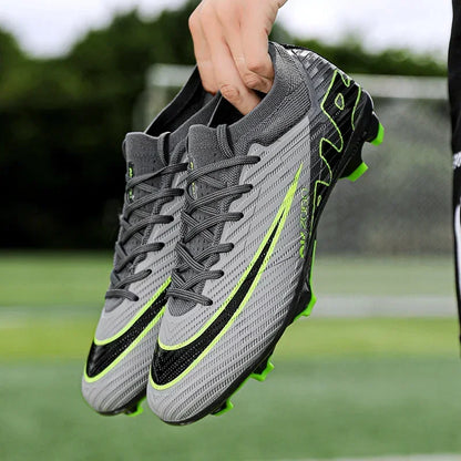 Nuevas zapatillas de deporte para hombre, botas de fútbol, botines de fútbol de caña media, zapatos de fútbol antideslizantes de alta calidad, superventas, FG/TF, fútbol sala interior