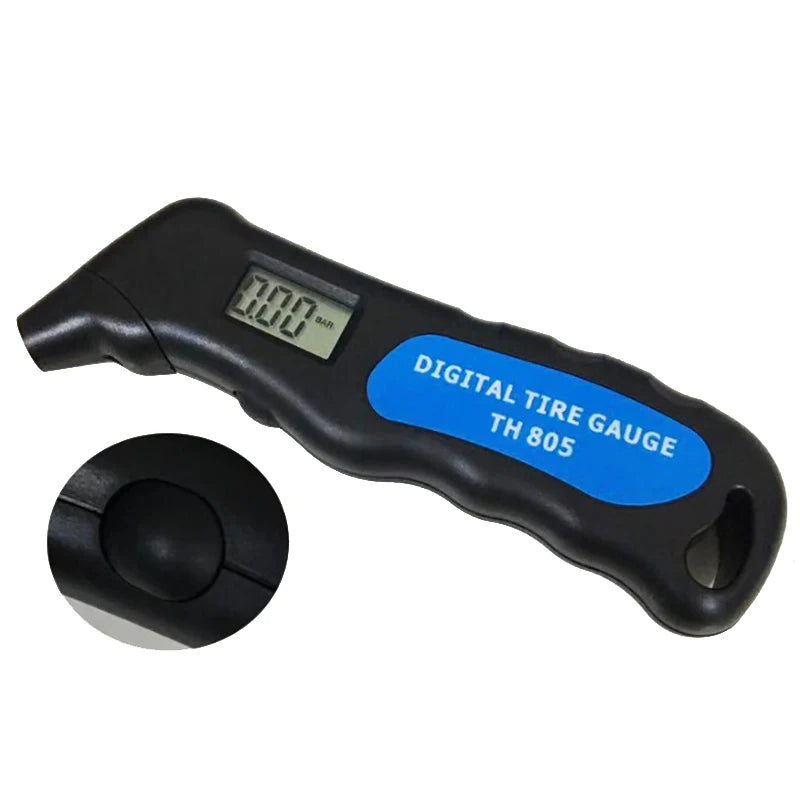 Medidor de presión de aire de neumáticos de coche Digital Universal TH805, probador de pantalla LCD para coche, camión, Motor y bicicleta