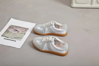 AIYUQI, zapatillas de deporte para mujer, novedad de 2025, zapatos de entrenamiento moral de cuero genuino para mujer, zapatos planos informales de primavera para mujer