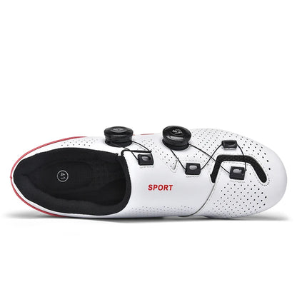 Nuevas zapatillas de ciclismo para hombre, zapatillas de ciclismo de carretera unisex, zapatillas antideslizantes para bicicleta de montaña, carreras, al aire libre, zapatillas de bicicleta de montaña para mujer