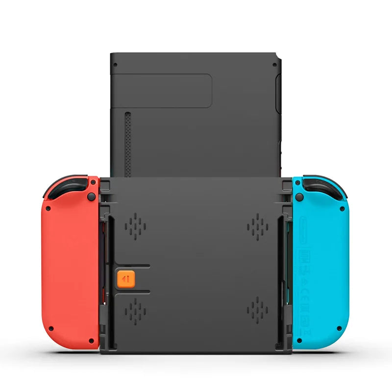 Soporte Vertical con tapa de agarre para consola de juegos Nin-tendo Switch OLED/Switch, juego de pantalla Vertical adaptable, soporte de interruptor