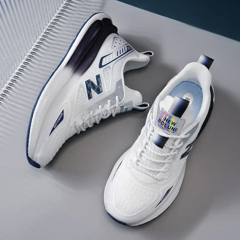 Zapatillas de correr originales para hombre y mujer, zapatillas informales transpirables de malla plana ligera de EVA, zapatillas de tenis de diseño de lujo para Unisex