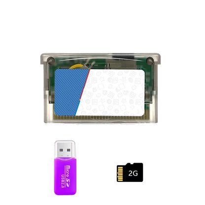 REMANK GBA Flash Mini Flash GBA carrito para SP GBM IDS NDS NDSL GBA SP 2GB SD adaptador accesorios de juego