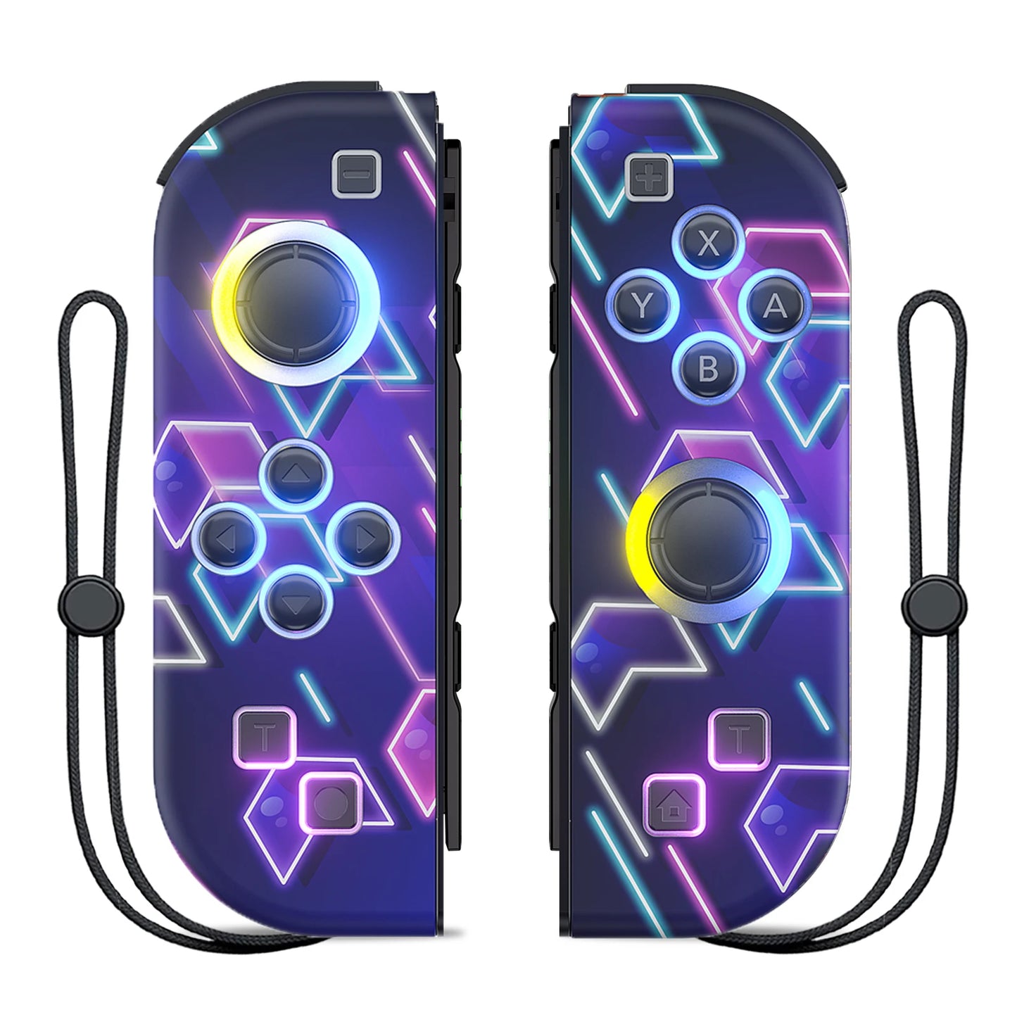 Joypad para for Nintendo Switch/OLED/Lite-vibración Turbo Wake-up FUNC NO Drift, controlador inalámbrico L/R mango luz RGB