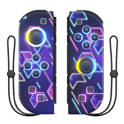 Joypad para for Nintendo Switch/OLED/Lite-vibración Turbo Wake-up FUNC NO Drift, controlador inalámbrico L/R mango luz RGB