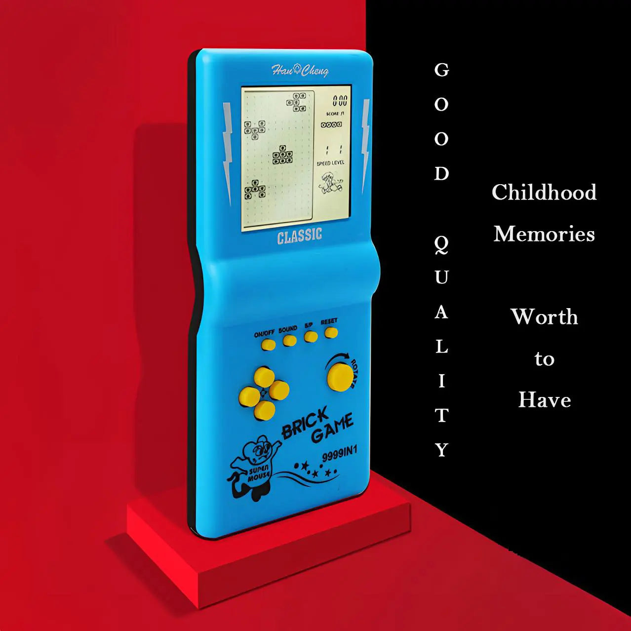 Reproductores de juegos portátiles Retro clásicos para consola Tetris, máquina de juegos de bolsillo nostálgica de pantalla grande para niños, juguetes rompecabezas para niños
