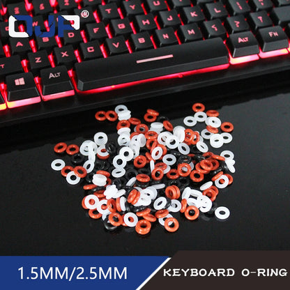 Teclas de junta tórica para teclado mecánico, interruptor ORing de goma de silicona, amortiguadores de sonido, amortiguadores Cherry MX, tapa de llave, anillo de sellado de silicona