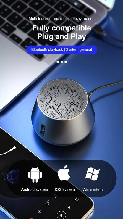 Altavoz Original Lenovo K3 Pro Bluetooth V5.0 Audio grande con sonido de graves profundos caja de sonido para exteriores música altavoz portátil para acampar