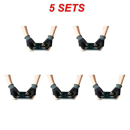 1/3/5 juegos de guantes con funda para el pulgar, accesorios sensibles a prueba de sudor para jugadores, guantes para yemas de los dedos con pantalla táctil, cubierta transpirable
