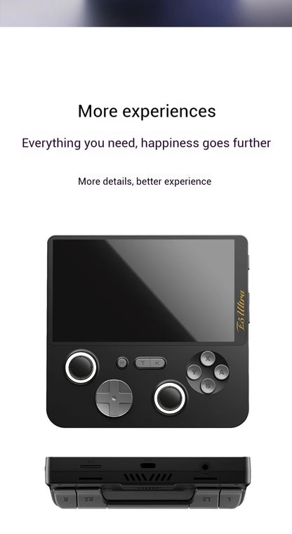 2025 NUEVA consola de juegos GAMEMT E5 Ultra portátil Joystick de efecto Hall 60Hz Pantalla táctil IPS 5000mAh Consolas Android portátiles