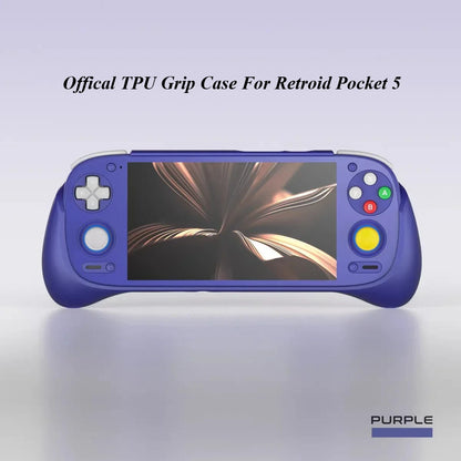 Funda protectora oficial para Retroid Pocket 5, carcasa protectora Original RP5 de TPU, soporte de Control de juego, funda protectora
