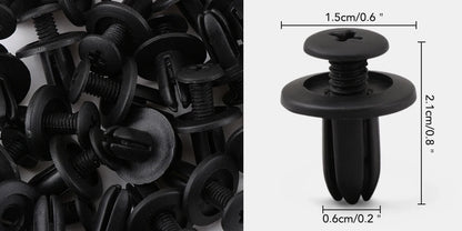 Para Opel astra h j g insignia Seat leon ibiza Jaguar 50/100 Uds sujetador de coche mixto parachoques de puerta de coche Clips de remache de guardabarros