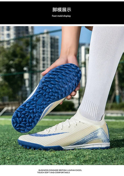 Botas de fútbol de entrenamiento profesional para hombre, zapatos de fútbol ultraligeros, Unisex, venta al por mayor, transpirables, envío directo, fútbol sala interior