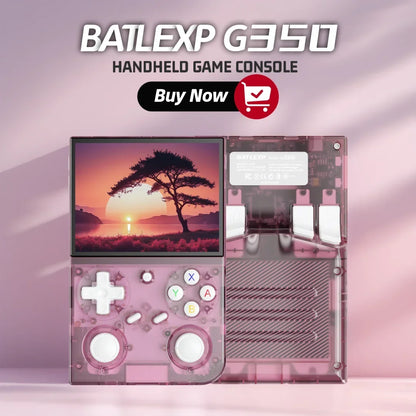 BATLEXP AMPOWN G350 reproductores de juegos portátiles 3,5 pulgadas IPS consola portátil Retro Consolas de videojuegos 3200mAh Linux Mini WIFI C2C