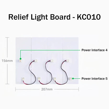 Para Bambu Lab Kit de lámpara Led 001 Hardware piezas de impresión 3d Kit de luz Bambulab modelo de piezas de luz Led