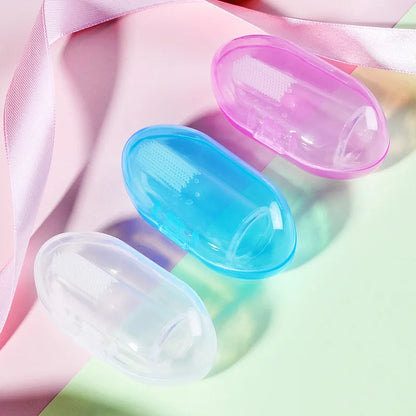 Cepillo de dientes súper suave para mascotas, cepillo para perros de peluche, herramienta para el cuidado de los dientes del sarro del mal aliento, limpieza de perros y gatos, suministros para mascotas de gel de sílice