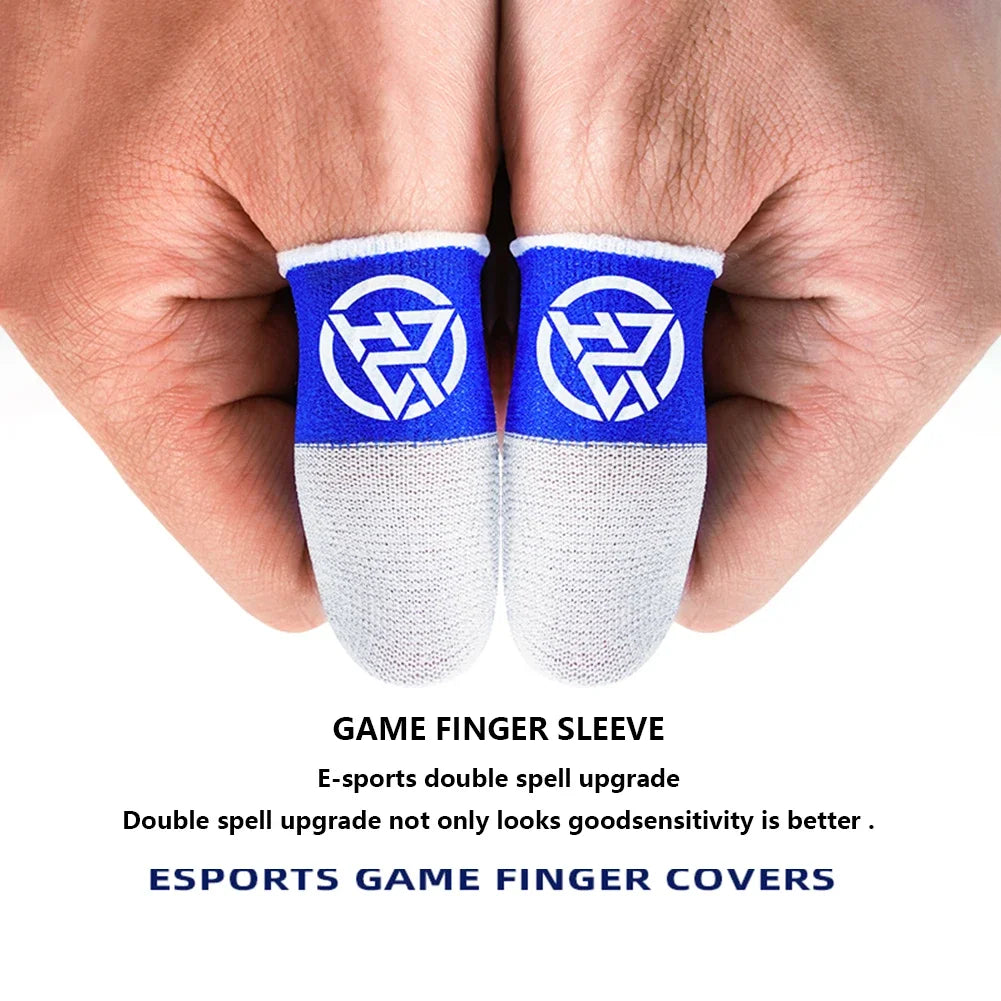 1-20 pares de guantes para el pulgar transpirables con funda para el dedo para móvil, a prueba de sudor, antideslizantes, controlador de pantalla táctil, cubierta para el dedo para juego PUBG