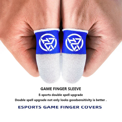 1-20 pares de guantes para el pulgar transpirables con funda para el dedo para móvil, a prueba de sudor, antideslizantes, controlador de pantalla táctil, cubierta para el dedo para juego PUBG