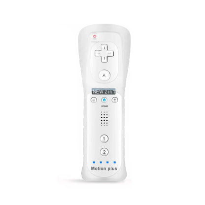 Un par de mandos a distancia con controlador Nunchuck para juegos Wii Control para consola Wii Gamepad inalámbrico con Motion Plus