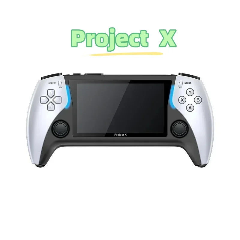 Consola de videojuegos portátil Project X de bolsillo Pantalla IPS de 4,3 pulgadas compatible con PS1 Retro Gaming Altavoz dual Estéreo
