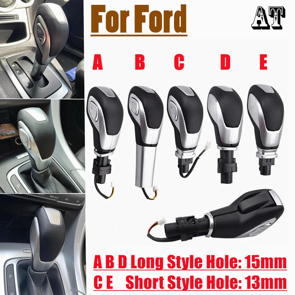 Palanca de cambios para Ford Edge, palanca de cambios automática para coche, perilla de cambio Focus Kuga Ecosport Fiesta 2013 2014 2015 2016 2017 2018