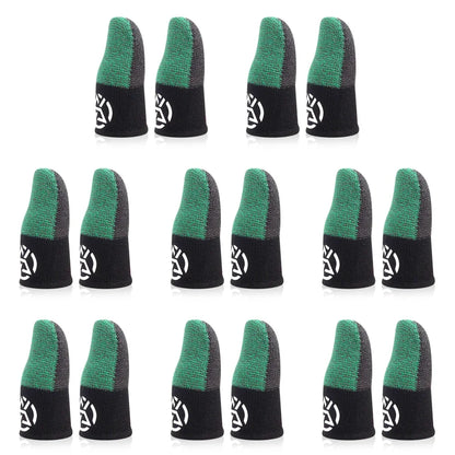 1-20 pares de guantes para el pulgar transpirables con funda para el dedo para móvil, a prueba de sudor, antideslizantes, controlador de pantalla táctil, cubierta para el dedo para juego PUBG