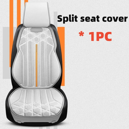 Funda transpirable para asiento de coche, cojín de soporte para asiento frontal de gamuza suave, estilo chaleco de moda, protección para asiento de coche, accesorios interiores