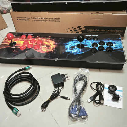 Consola arcade Pandora 30000 en 1, consola de juegos recreativos Retro 3D, gabinete Bartop, Joysticks de 8 vías, botones pulsadores