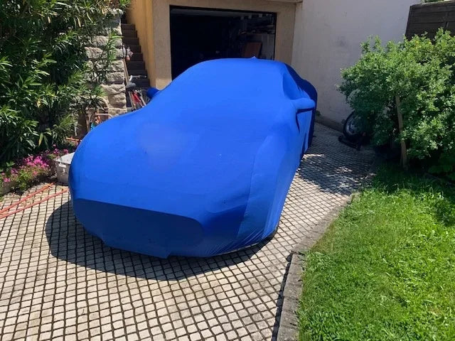 Cubierta completa aterciopelada personalizada para coche, cubierta protectora a prueba de polvo para modelos de coches personalizados