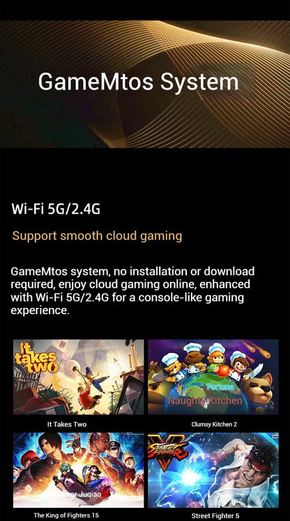 2025 NUEVA consola de juegos GAMEMT E5 Ultra portátil Joystick de efecto Hall 60Hz Pantalla táctil IPS 5000mAh Consolas Android portátiles