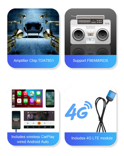 7 "Carplay DSP IPS Android 13,0 8GB + 128GB 8 núcleos reproductor Multimedia GPS Radio Wifi para Hyundai Tucson 2 LM IX35 2009-2015