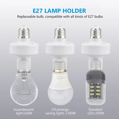 Control remoto inalámbrico E27 portalámparas portalámparas 20M de alcance para bombillas LED portalámparas Kit de interruptor de luz inalámbrico AC180-250V