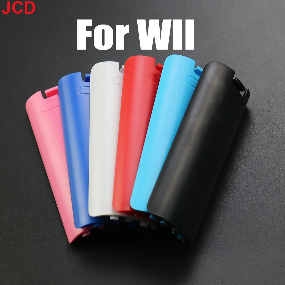 JCD 1 Uds controlador de juego inalámbrico funda de batería contraportada para Wii Gamepad remoto agarre funda de batería