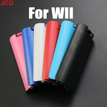 JCD 1 Uds controlador de juego inalámbrico funda de batería contraportada para Wii Gamepad remoto agarre funda de batería