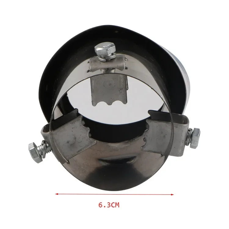 Accesorios para coche, manguito de tubo de escape para automóvil, silenciador de garganta trasera, silenciador dorado, tubo de escape modificado de acero inoxidable