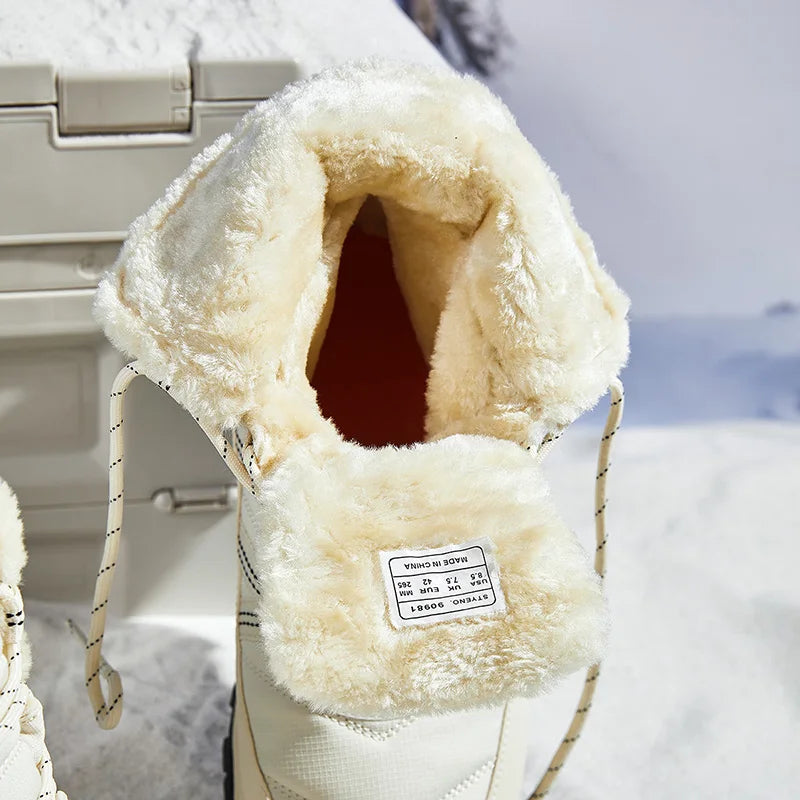 XIANG GUAN-zapatos de senderismo para hombre y mujer, botas de nieve impermeables, botas tácticas de escalada, deportes al aire libre, caza, Trekking, zapatillas Casuales