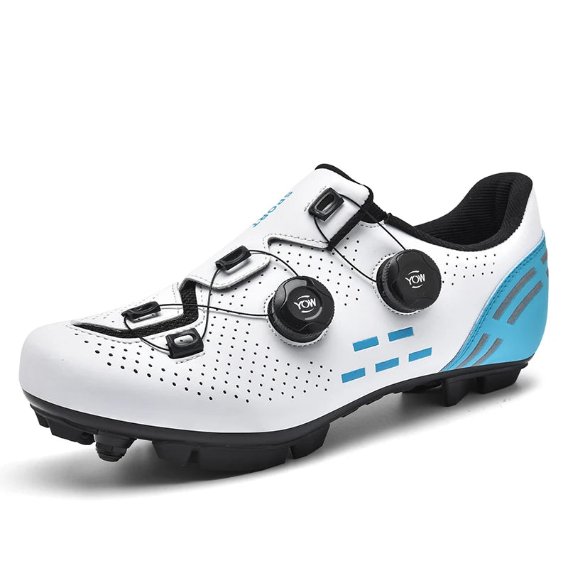Nuevas zapatillas de ciclismo para hombre, zapatillas de ciclismo de carretera unisex, zapatillas antideslizantes para bicicleta de montaña, carreras, al aire libre, zapatillas de bicicleta de montaña para mujer