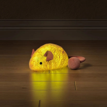 Ratón de peluche interactivo para gatos, juguetes de simulación de ratones, gatitos, juguetes de peluche de autojuego, juguete para masticar para gatos de interior