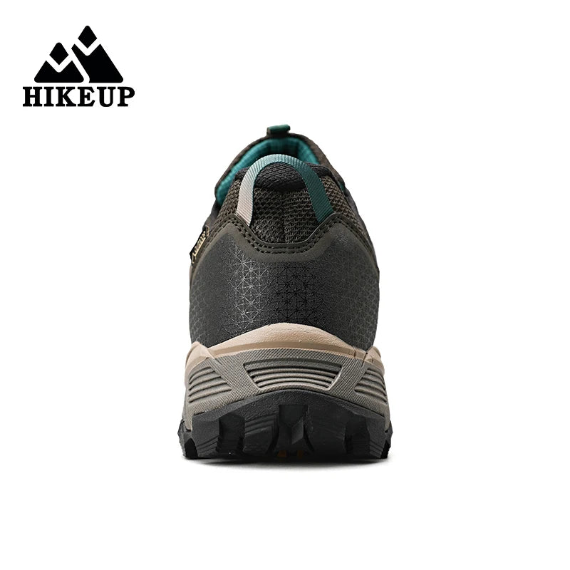 HIKEUP, zapatillas antideslizantes con amortiguación transpirable, zapatos de senderismo para hombre, zapatillas deportivas para correr y senderismo, zapatos deportivos de montaña al aire libre para hombre