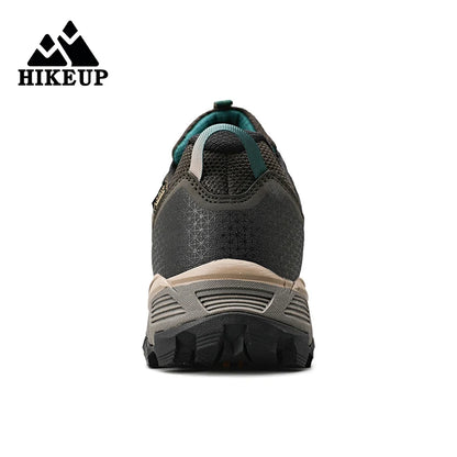 HIKEUP, zapatillas antideslizantes con amortiguación transpirable, zapatos de senderismo para hombre, zapatillas deportivas para correr y senderismo, zapatos deportivos de montaña al aire libre para hombre