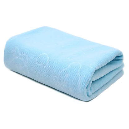 Toallas de secado rápido para perros y gatos, toallas de fibra suave, Toalla de baño absorbente, albornoz para mascotas, toalla de limpieza práctica, suministros para mascotas