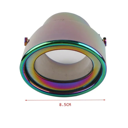 Accesorios para coche, manguito de tubo de escape para automóvil, silenciador de garganta trasera, silenciador dorado, tubo de escape modificado de acero inoxidable