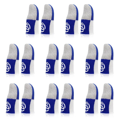 1-20 pares de guantes para el pulgar transpirables con funda para el dedo para móvil, a prueba de sudor, antideslizantes, controlador de pantalla táctil, cubierta para el dedo para juego PUBG