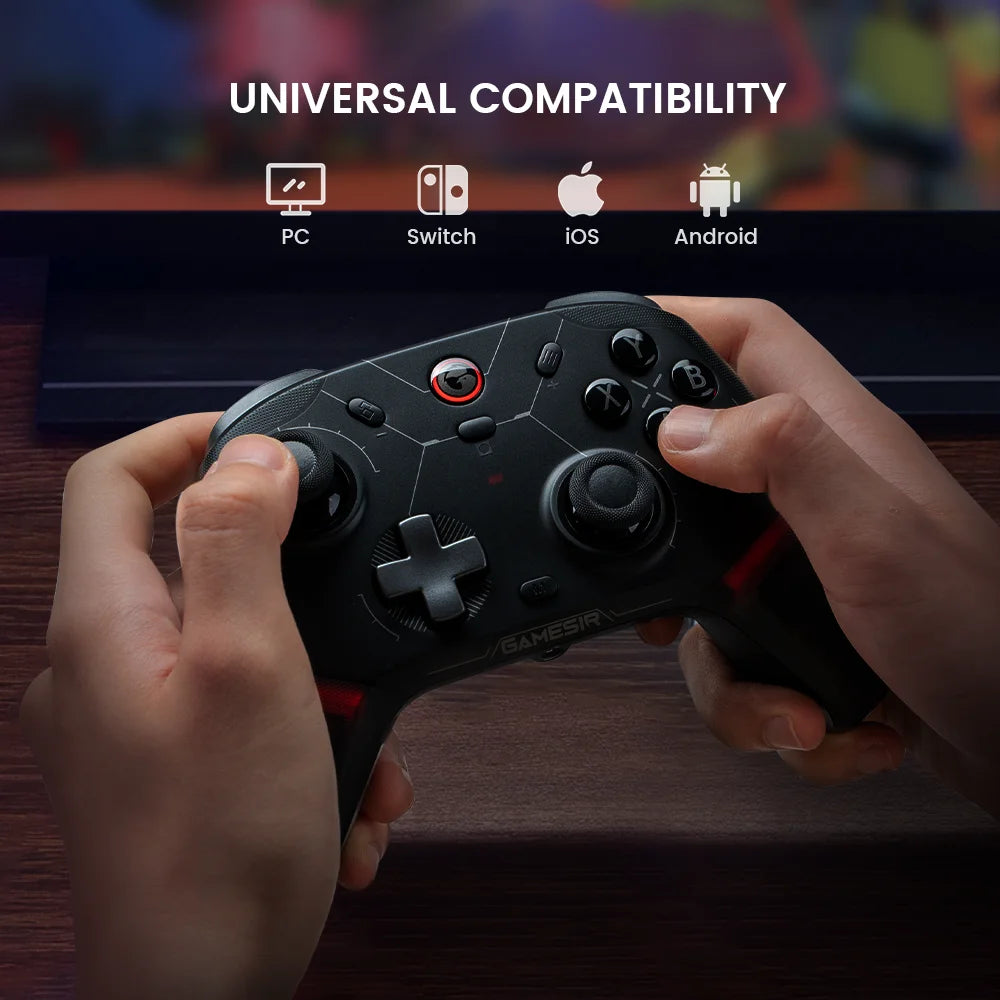 Controlador inalámbrico GameSir Cyclone 2 para Nintendo Switch 2 / iPhone / Android, Gamepad Bluetooth con disparadores de efecto Hall