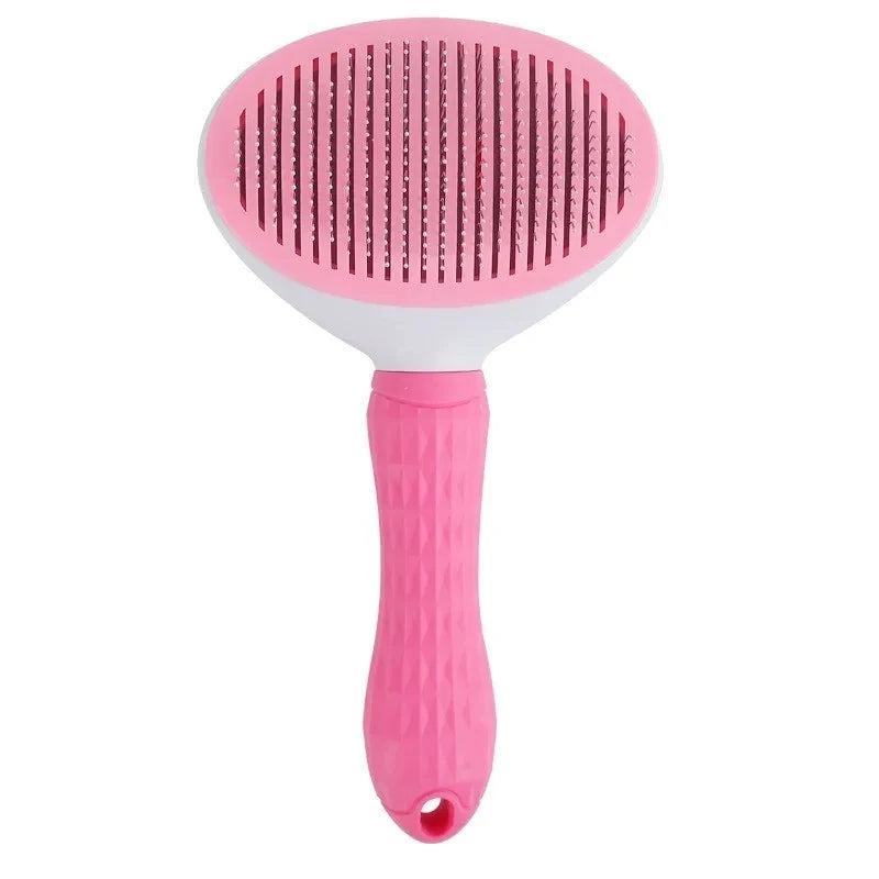 Cepillo para perros y gatos, peine de autolimpieza, removedor de pelo, herramientas de aseo, accesorios para mascotas