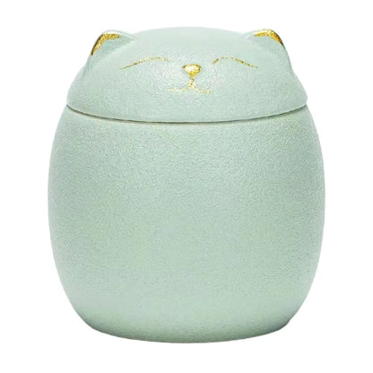 Urna funeraria de cerámica para mascotas, bonita caja de almacenamiento de cenizas de 200ml, tarro sellado a prueba de humedad, urnas de cremación para perros y gatos, suministros para perros