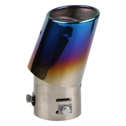 Accesorios para coche, manguito de tubo de escape para automóvil, silenciador de garganta trasera, silenciador dorado, tubo de escape modificado de acero inoxidable