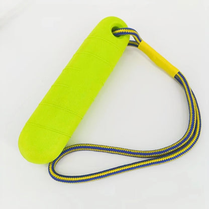 Suministros para mascotas Eva, adiestramiento al aire libre para perros con cuerda, palo resistente a mordeduras, juguete flotante para perros, palo de jamón, palo de entrenamiento para mascotas